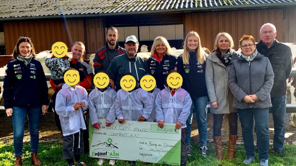 REMISE DE CHÈQUE ASSOCIATION MOTO