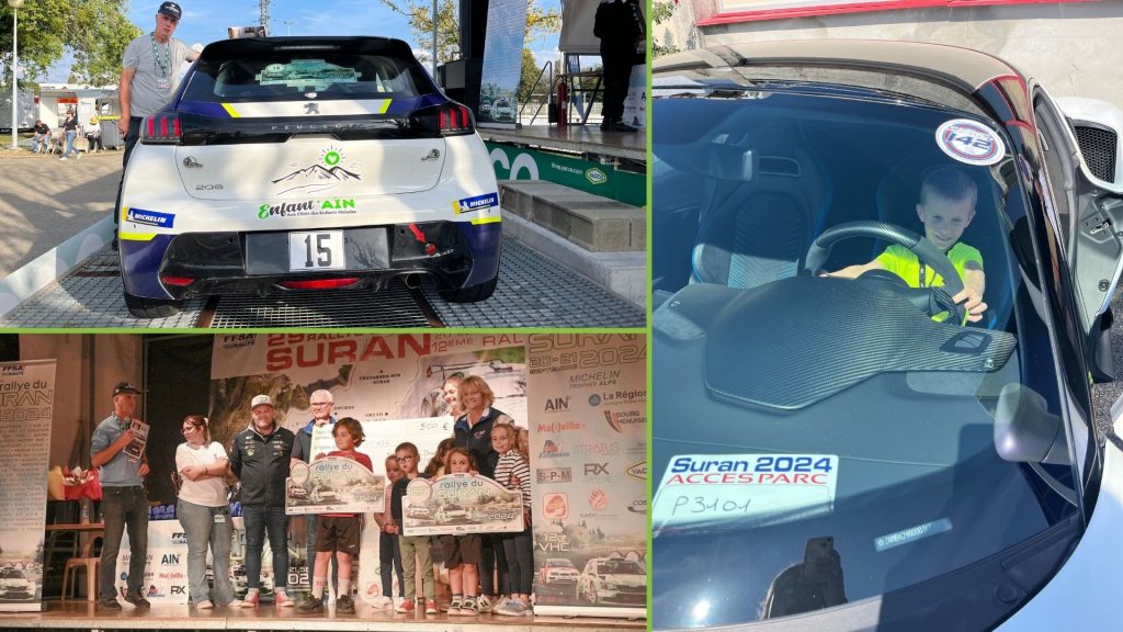 REMISE DE CHÈQUE RALLYE DU SURAN