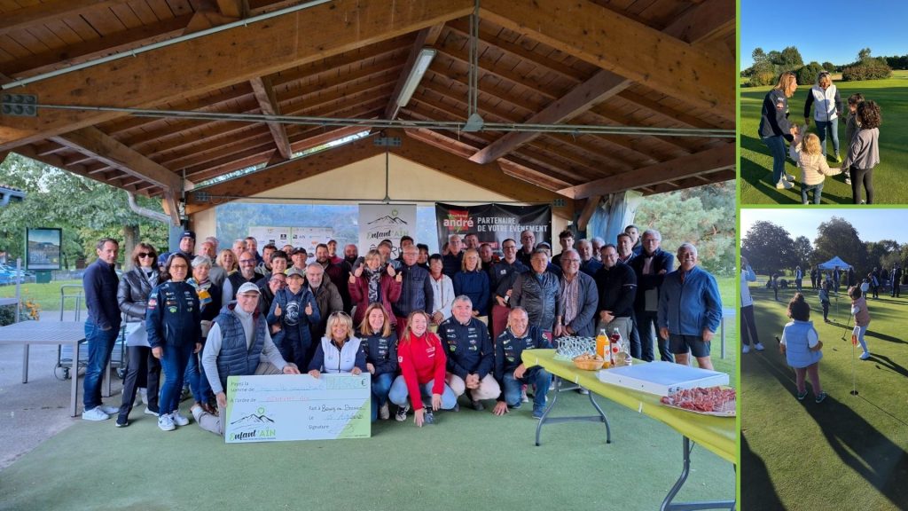 REMISE DE CHÈQUE TROPHÉE DE GOLF